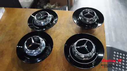 메르세데스 벤츠 AMG GT 블랙유광 휠도색, 레드 캘리퍼도색. / 용인 처인구