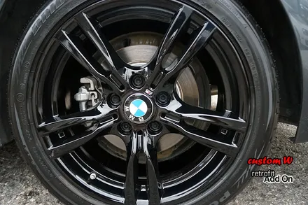 F30 BMW 328I 블랙유광 휠도색. / 용인 처인구