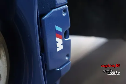 BMW 640D 블루와 레드 캘리퍼도색, 고스트크롬 휠도색. / 용인 처인구