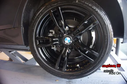 BMW F30 3시리즈 330i 400M 휠 블랙유광 휠도색. / 용인 처인구