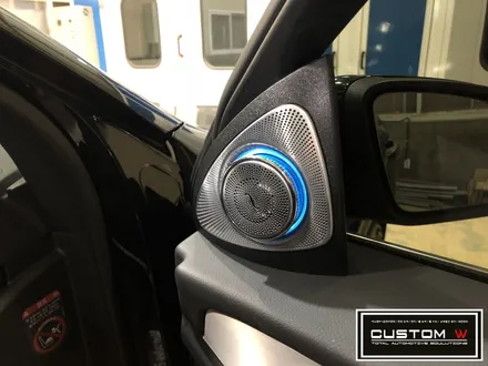 벤츠 GLC220d 부메스터 전동트위터, 미드 부메스터 커버 시공. / 용인 처인구
