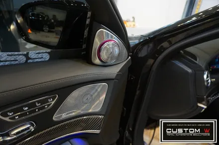 벤츠 W222 S63AMG 순정 부메스터 전동 트위터, 에어품질패키지(에어발란스,이오나이저) 레트로핏. / 용인 처인구