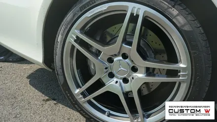 벤츠 CLS 63 AMG 고스트크롬 휠도색. / 용인 처인구