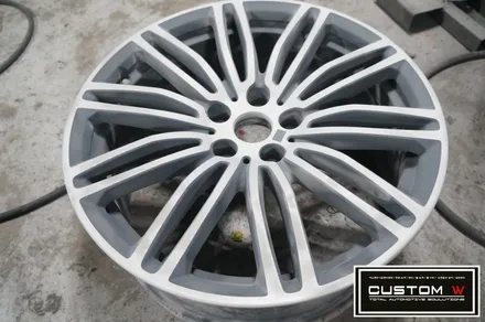 BMW G30 530i 664M 블랙유광(하이그로시 블랙) 휠도색 작업.! / 용인 처인구