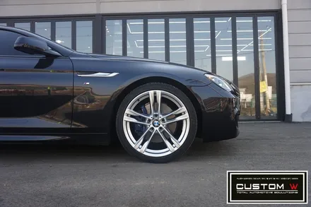 BMW 640D 휠상처 수리후, 하이퍼 실버  휠도색.! 커스텀W / 용인 처인구