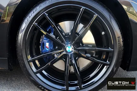 BMW G20 330i 블랙유광 휠도색 / 용인 처인구