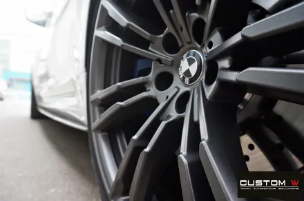 BMW F90 신형 M5 매트 그레이(사틴 그레이) 휠 도색 / 용인 처인구
