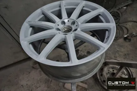 벤츠 S63 AMG 무광블랙실버 투톤 휠 도색 / 용인 처인구