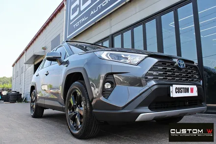 토요타 RAV4 하이브리드 블랙유광 휠 도색 / 용인 처인구