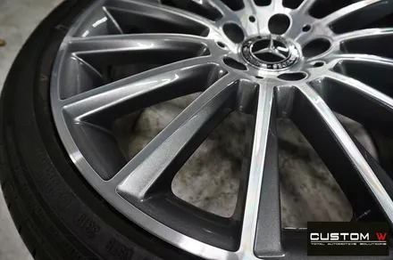 벤츠 C220d 마차휠 다이아몬드 컷팅 휠복원 / 용인 처인구
