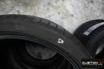 벤츠 CLS53 AMG 블랙실버 유광 투톤 휠도색 + 레드 캘리퍼 도색 / 용인 처인구