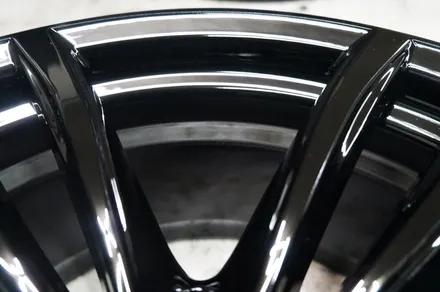 BMW 5시리즈 647M 휠 상처 수리 후 블랙유광 휠도색 / 용인 처인구