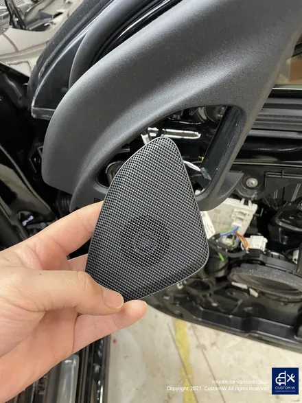 벤츠 W223 S350D  숏바디 액티브앰비언트라이트, 부메스터 전동트위터 장착. / 용인 처인구