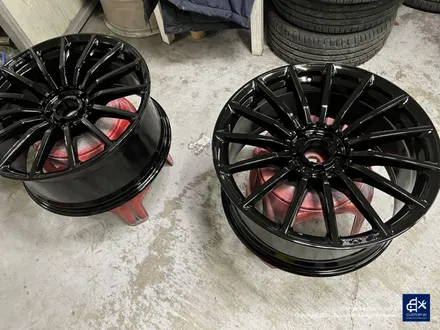 벤츠 GT43 AMG 블랙유광 휠도색 & 카본 세라믹 골드 캘리퍼도색 / 용인 처인구