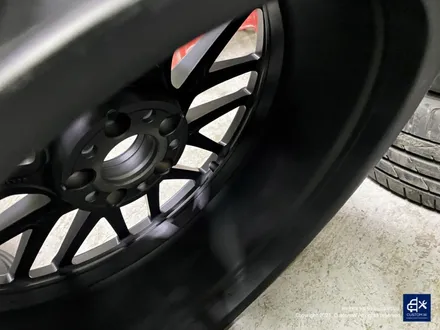 벤츠 A45 AMG 블랙실버 무광 투톤 휠도색 & 레드 캘리퍼 도색 / 용인 처인구
