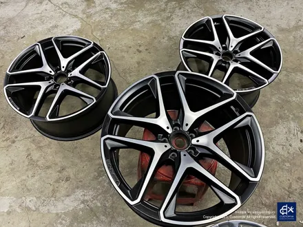 벤츠 신차 GLE53 AMG 블랙유광 휠도색 & 레드 캘리퍼 도색 / 용인 처인구