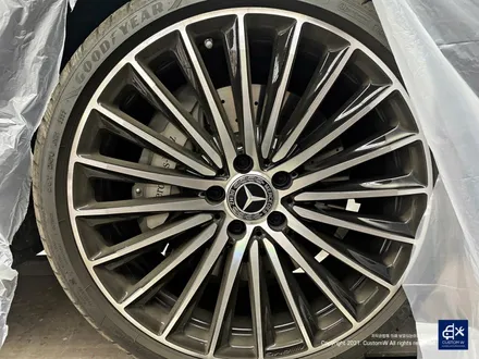 벤츠 CLS450 신형 20인치 마차휠 블랙 실버 투톤 유광 휠도색 + 옐로우 캘리퍼 도색 / 용인 처인구