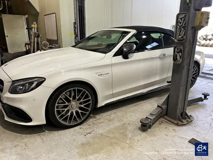 벤츠 C63 AMG 다이아몬드 컷팅 휠수리 휠복원 / 용인 처인구