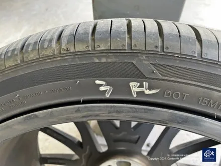 BMW G05 X5 30d 휠수리 불량 기존 페인트 도막 제거 (약품박리) 후 블랙유광 휠도색 + 블루 캘리퍼 도색 / 용인 처인구