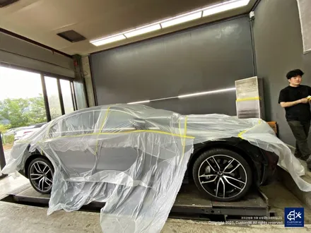 벤츠 CLS53 AMG 투톤 유광 휠도색 + 레드 캘리퍼 도색 / 용인 처인구