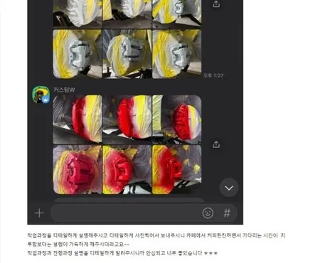 포르쉐 파나메라 4 21인치 스포츠 디자인 휠 블랙 실버 투톤 도색 그리고 레드 캘리퍼 도색 (커스텀 W 입출고 과정 소개 포함) / 용인 처인구