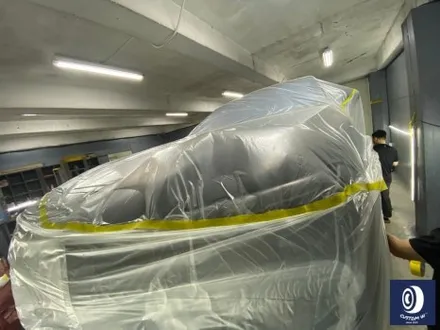 BMW 휠.. 왜 이렇게 만들까... 휠에 장착된 플라스틱 커버는 무슨 의미가 있나? 경량화? 디자인? 신형 740D 신0차 출고 작업 휠 커버 + 휠 블랙 도색 + 캘리퍼  도색 / 용인 처인구