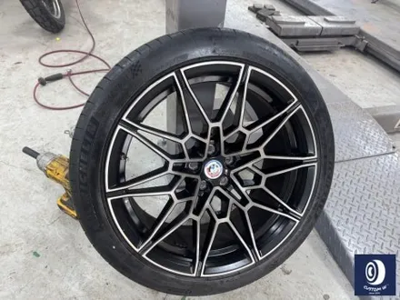 BMW X3M 컴페티션 21인치  난이도가 상당한 구조물 복잡한 892M  휠_!!  상처 수리 후, 다이아몬드 커팅 복원 ( feat. 블랙 틴트 스모크 클리어 작업까지_! ) / 용인 처인구