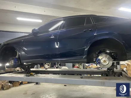 BMW G06 X6 40i 915M 21인치 휠 상처 수리 후, 하이그로시 블랙 / 검정 유광 휠도색 / 용인 처인구