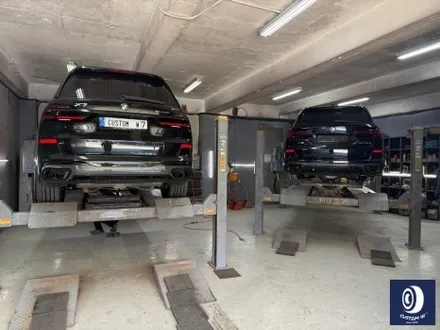 BMW X7 40i 22인치 913M 휠 상처 수리 후, 제트 블랙 / 하이그로시 블랙 (검정 유광) 휠 도색 / 용인 처인구