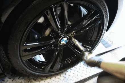 BMW 428i 19인치 442M 휠 상처 수리 후 블랙유광 휠도색 / 용인 처인구