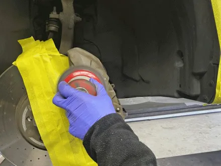 벤츠 GLC350e 리어 범퍼 수리 + 휠수리 후 무광 그레이 휠도색 + 블랙 캘리퍼 도색 / 용인 처인구
