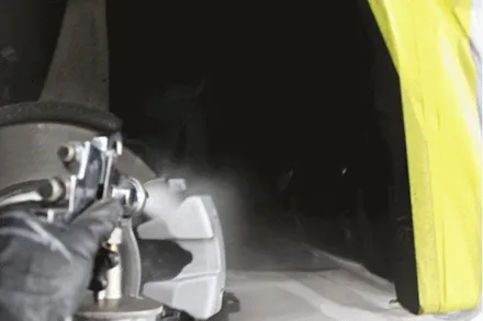 BMW G30 520d 18인치 662M 휠 블랙유광 휠도색 + 레드 캘리퍼 도색 / 용인 처인구