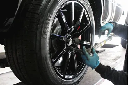 벤츠 G63 AMG (G바겐) 블랙유광 휠도색 / 용인 처인구