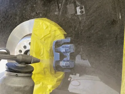 BMW G24 420i 860M 블랙유광 휠도색 + 레드 캘리퍼 도색 / 용인 처인구