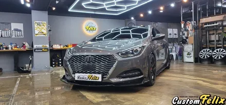 현대 i40 살룬 \'3M 2080 블랙유광\' 포인트 랩핑 / 창원시 의창구