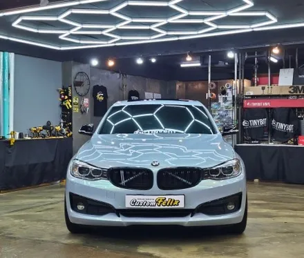 한번 더 눈길이 가는 컬러 전체랩핑 타이니봇 글로스  캐슬 그린 BMW 3GT / 창원시 의창구