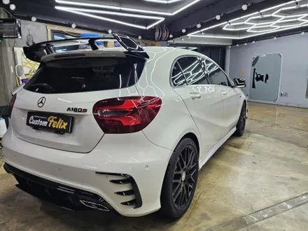 고급진 색감 변신 창원 타이니봇 전체랩핑 벤츠 A45 AMG 아라비안나이트 / 창원시 의창구