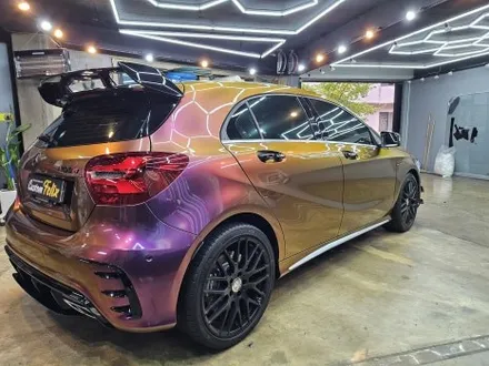 고급진 색감 변신 창원 타이니봇 전체랩핑 벤츠 A45 AMG 아라비안나이트 / 창원시 의창구