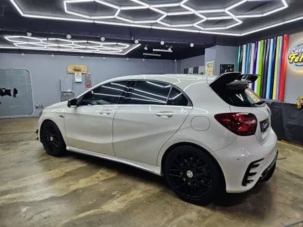 고급진 색감 변신 창원 타이니봇 전체랩핑 벤츠 A45 AMG 아라비안나이트 / 창원시 의창구