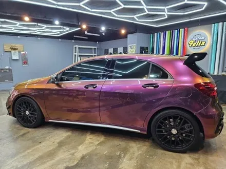 고급진 색감 변신 창원 타이니봇 전체랩핑 벤츠 A45 AMG 아라비안나이트 / 창원시 의창구
