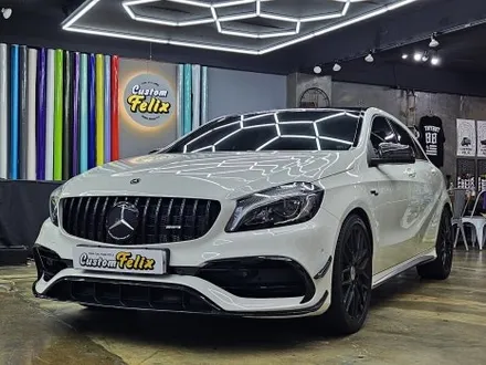 고급진 색감 변신 창원 타이니봇 전체랩핑 벤츠 A45 AMG 아라비안나이트 / 창원시 의창구
