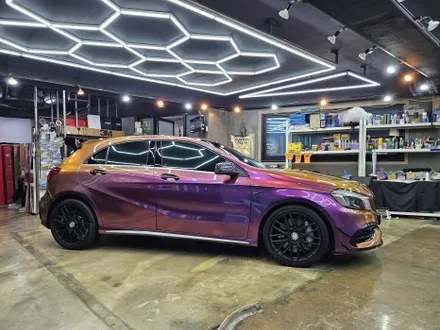 고급진 색감 변신 창원 타이니봇 전체랩핑 벤츠 A45 AMG 아라비안나이트 / 창원시 의창구