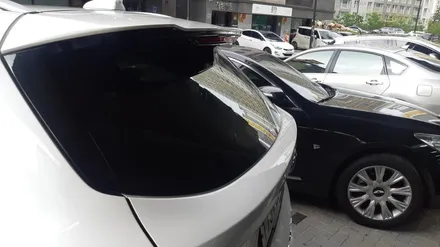 [카스페이스 의정부점] 흰둥이와 정말 잘 어울리는 반반사 레인보우 V90 썬팅 / 의정부시 낙양동