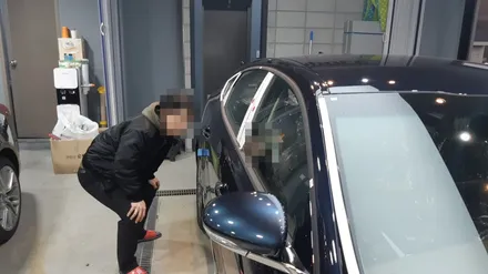 중고차인가? 신차인가? 트렁크 스크래치 대박 ㅠㅠ / 의정부시 낙양동