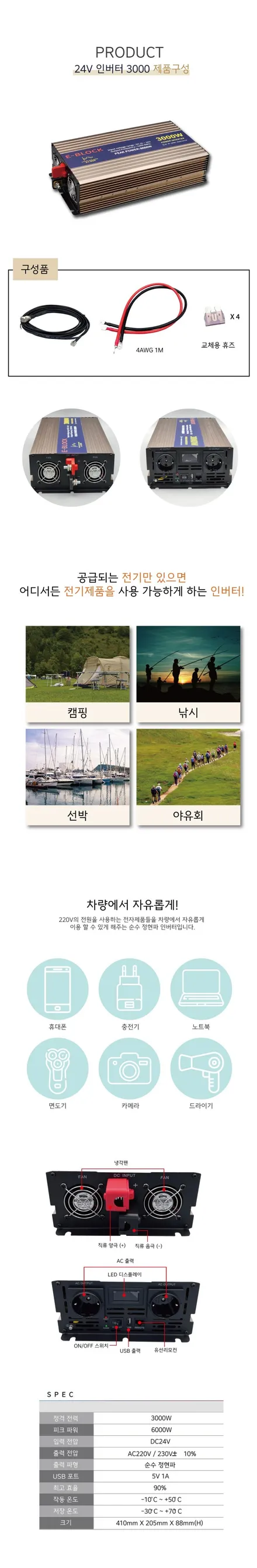 현대 파비스 차량에 캠논 4채널 AI 블랙박스,마스터뷰 사각지대,  정우 파워뱅크,정우 인버터,파워크래프트 양방향 주행충전기 프런트 스피커 포칼 es 165fe 스피커교체^^ / 광주, 나주, 장성