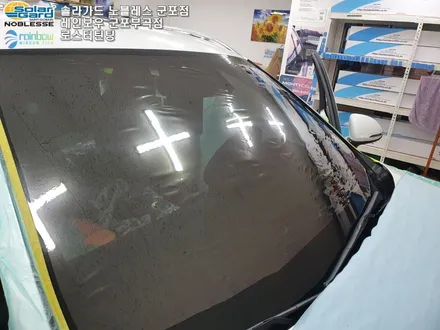 제네시스 GV70 군포썬팅 신차패키지2 레인보우 열반사 필름