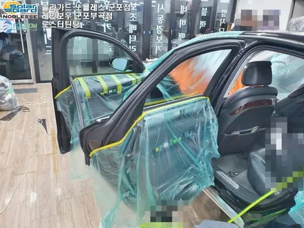 Audi 아우디 A8 의왕 및 안산썬팅 솔라가드 노블레스 전체 재시공 작업후기