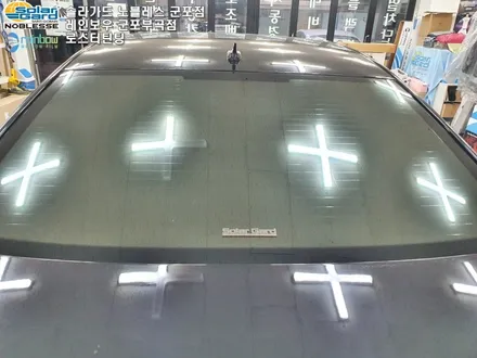 Audi 아우디 A8 의왕 및 안산썬팅 솔라가드 노블레스 전체 재시공 작업후기