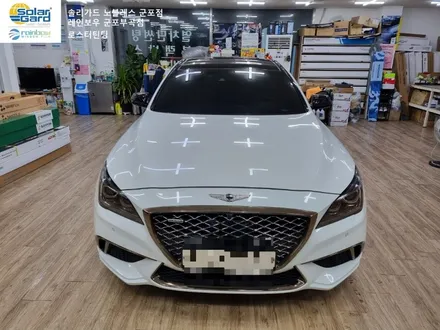 군포썬팅 제네시스 G80 스포츠 전체 솔라가드 새턴 재시공