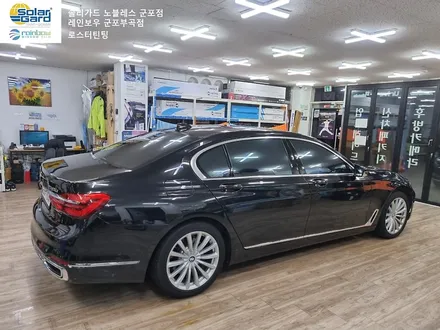 BMW 7시리즈 군포썬팅 재시공(2016 740Li) 블락포디 비바스카이(블루반사)